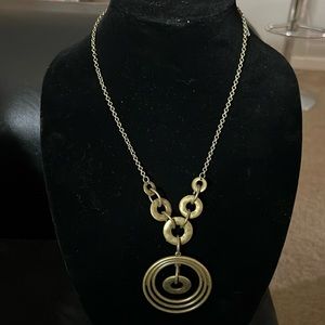 Paparazzi High hoops brass necklace